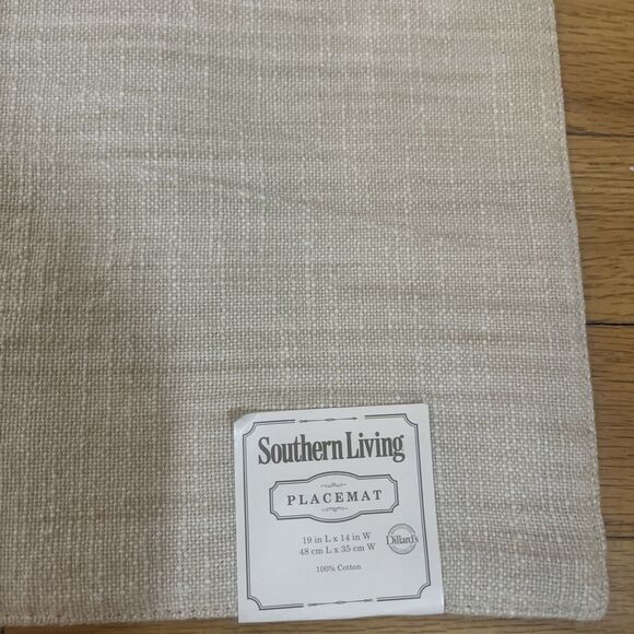 Southern Living Placemat Set Of 4 Khaki - Picture 2 of 5